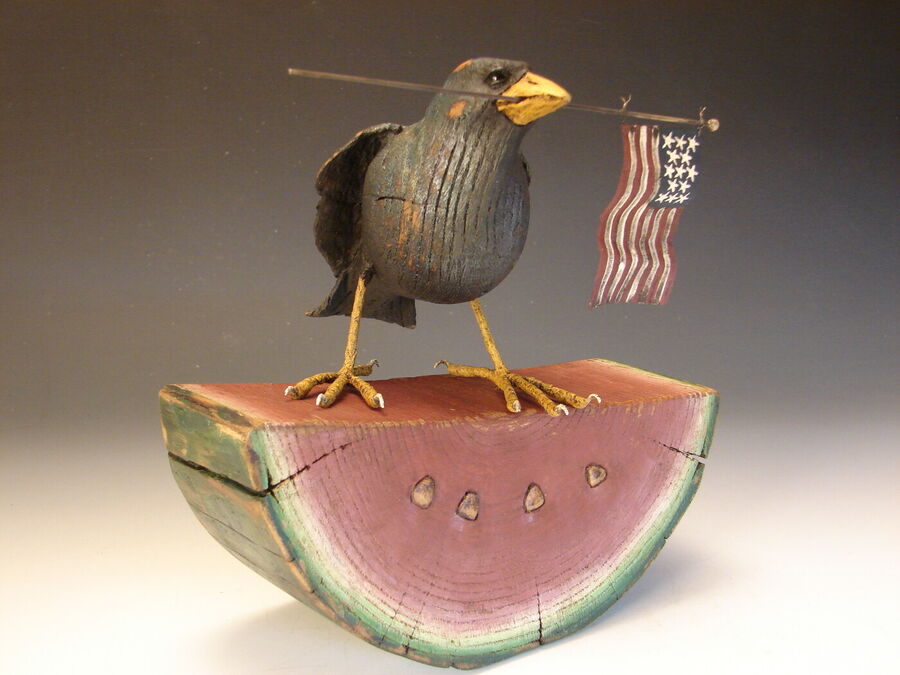 Patriotic Blackbird